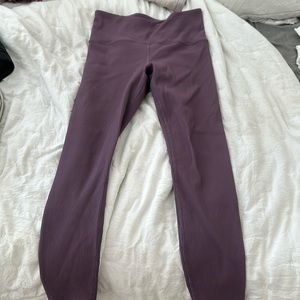 Athleta leggings, purple, size medium , like new